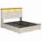 Wood Queen Bed Frame with 6 Drawers and Spacious Storage Headboard Farmhouse LED Metal Platform Bed with Charging Station No Boxing Need-255102221-253110981