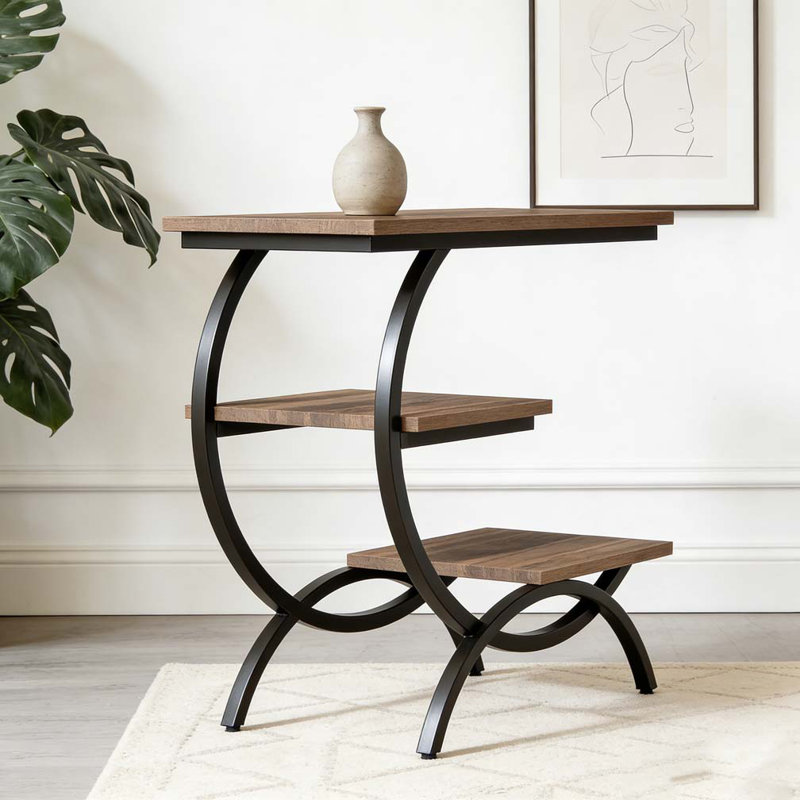 End Table,C-Shaped Side Table