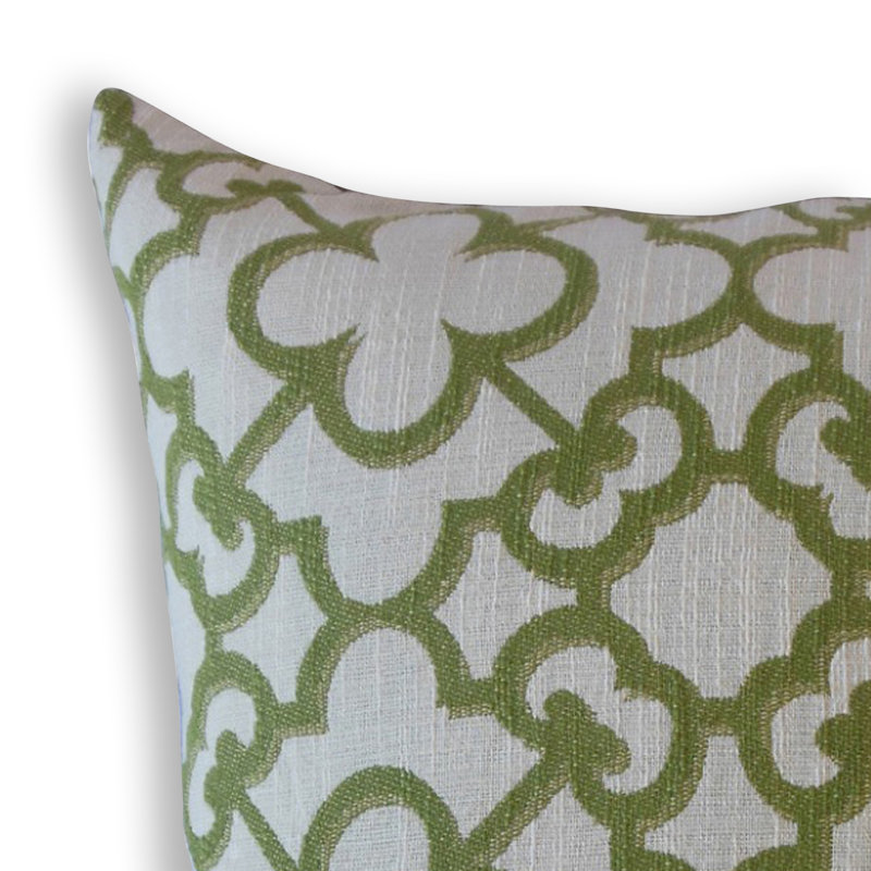 Coussin Dargiana, 18 po x 18 po, Coussin décoratif, Vert