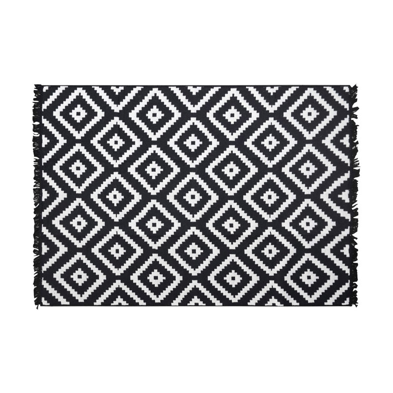 Sandyfield Rectangle Geometric Kilim, Rectangle 80 x 150cm