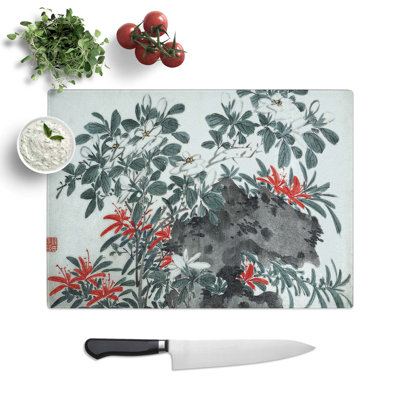 Glass Garden Flowers Vol.4 by Chen Daofu Chopping Board