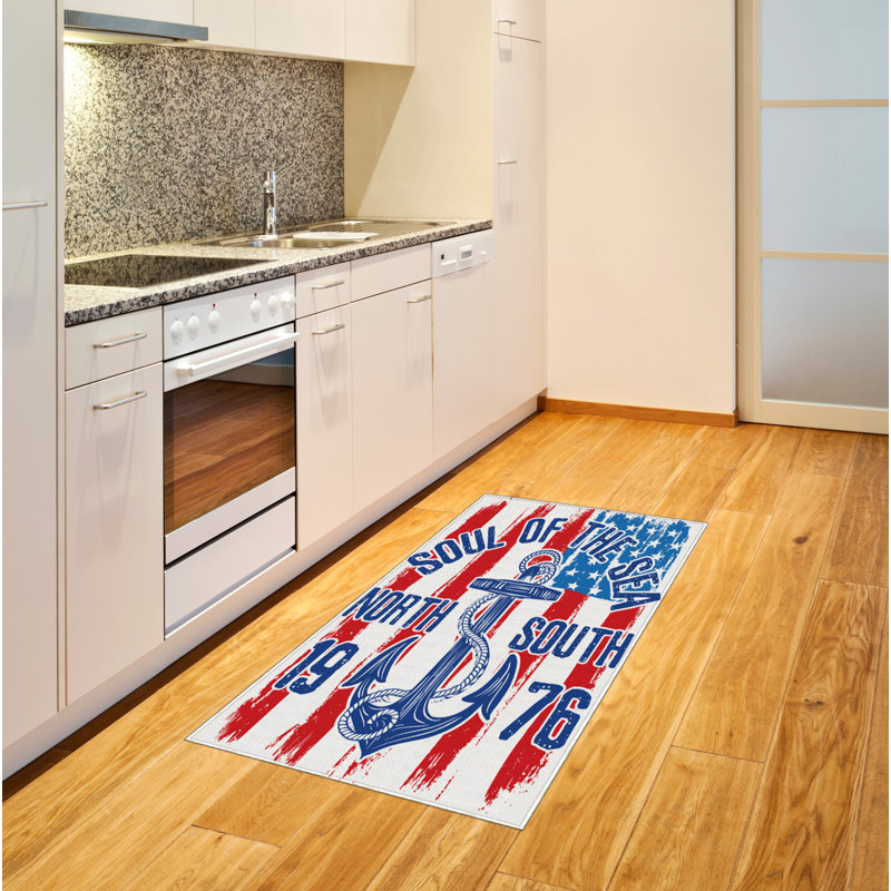 Anchor High Density Long Fiber Poly Threads Decorative Area Rug Carpet, Rectangle 4' x 5'8"