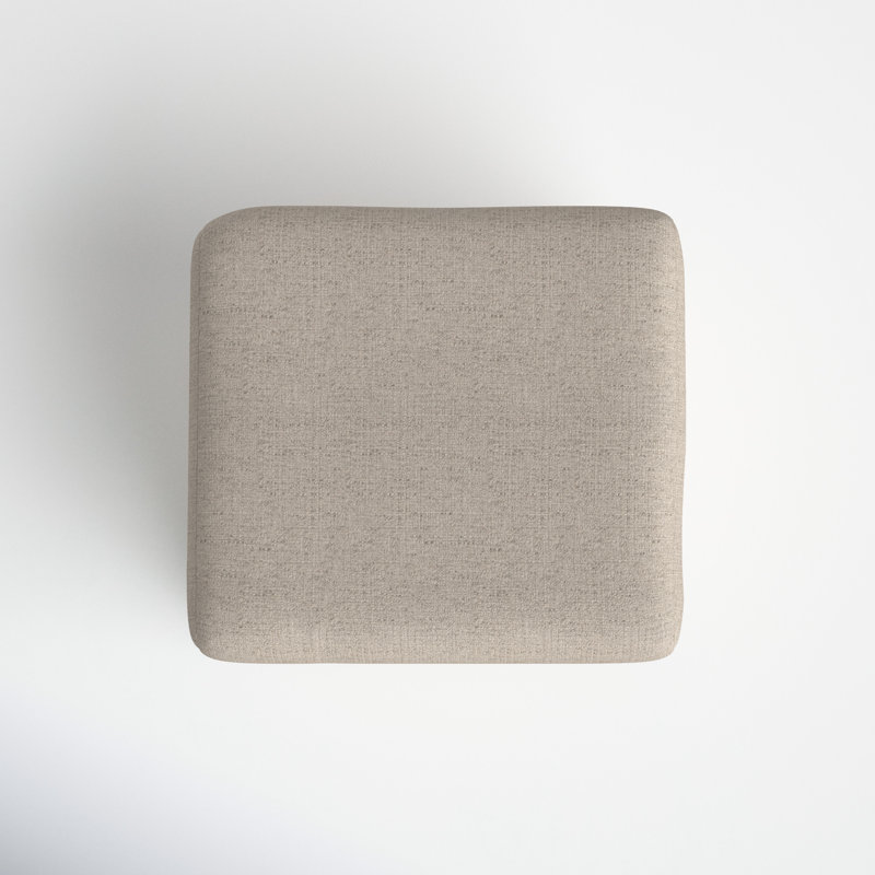 Godwin Upholstered Ottoman, Bayou Midnight Canvas