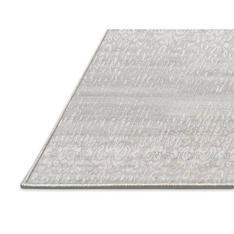 Tapis damassé ivoire, Rectangle 3 pi x 5 pi