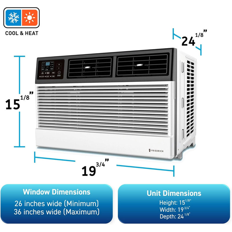 Friedrich 12000 BTU Wi-Fi Connected Window Air Conditioner