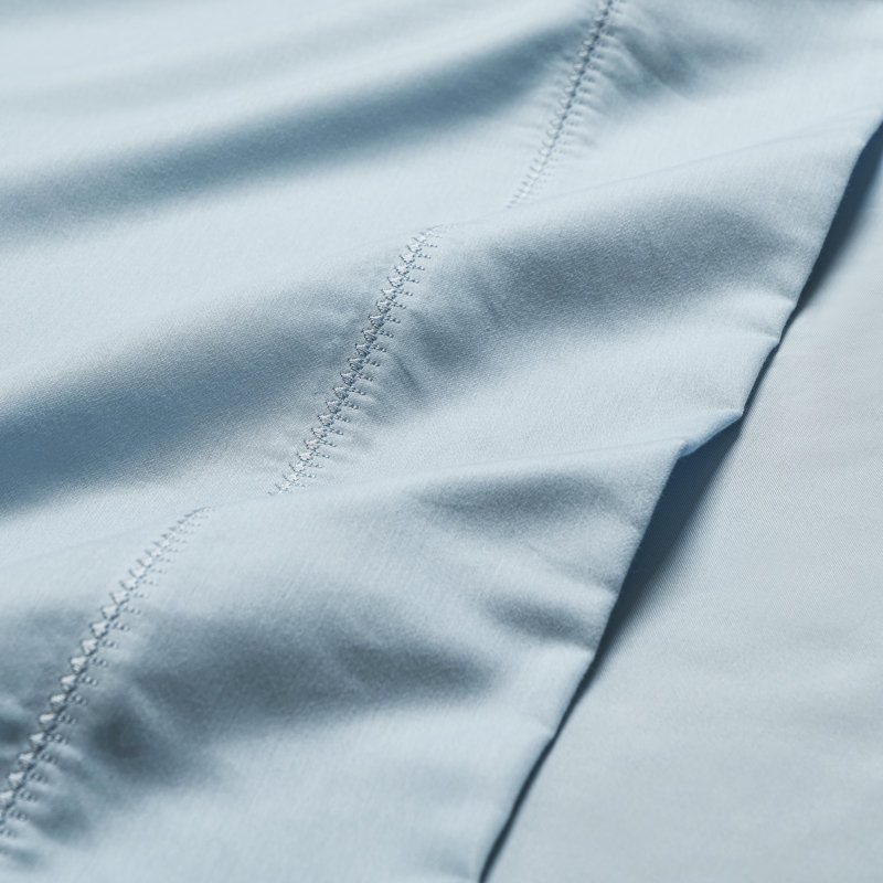 Ensemble de draps Impressions, Ensemble de draps très grand californien avec 2 t, Bleu