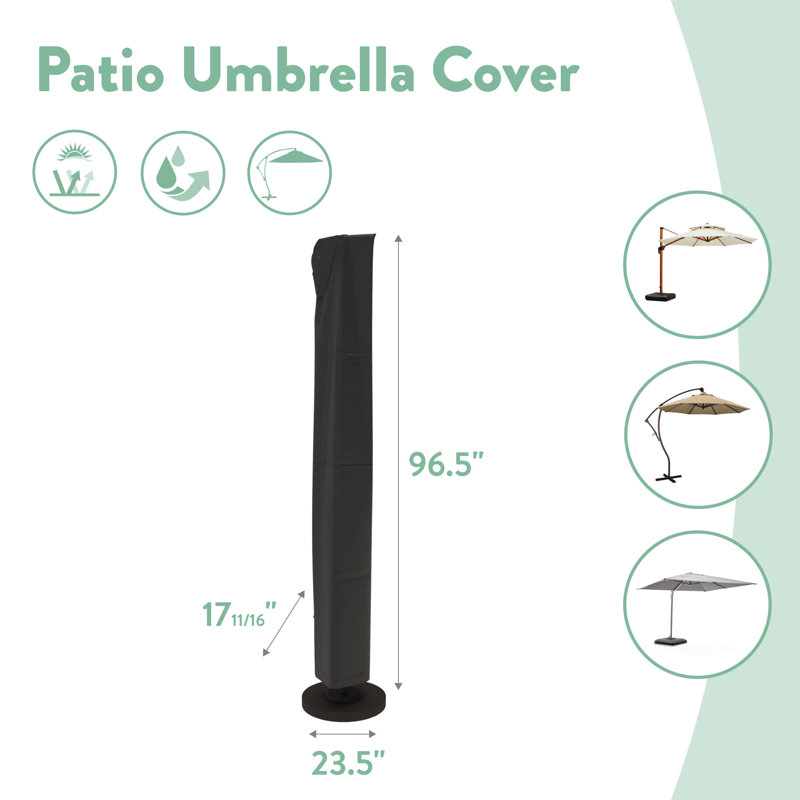 Housse de parasol pour l'extérieur