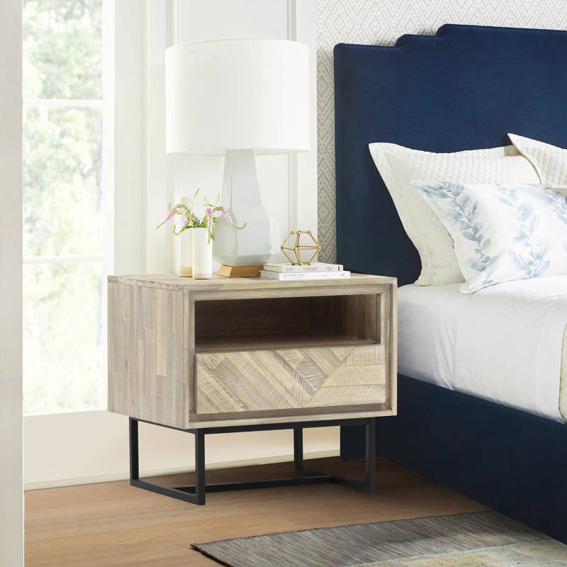 18'' W Solid Wood Nightstand