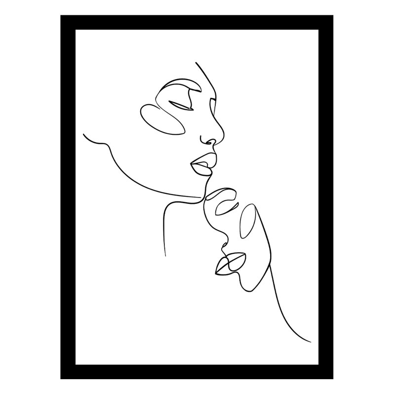 Sweet Love - Reproduction de dessin de cadre photo