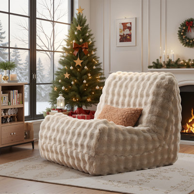 Cozza Bean Bag Chair For Adult, Memory Foam Couch Boneless Chair Home Sofa For Living Room, Bedroom by Ivy Bronx