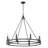 Henricks 8 - Light Dimmable Wagon Wheel Chandelier