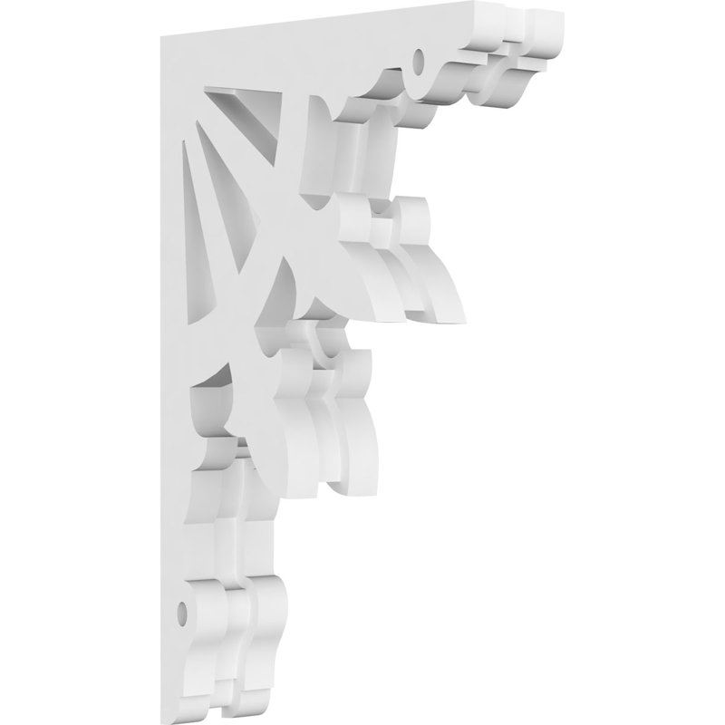 1 corbeau en PVC de qualité architecturale Riley l 7/8 po x P 6 po x H 10 po, H 10 po x l 6 po x P 1,875 po