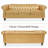 Chesterfield Button Tufted Backrest Multi-seat Upholstered Sofa-332871599