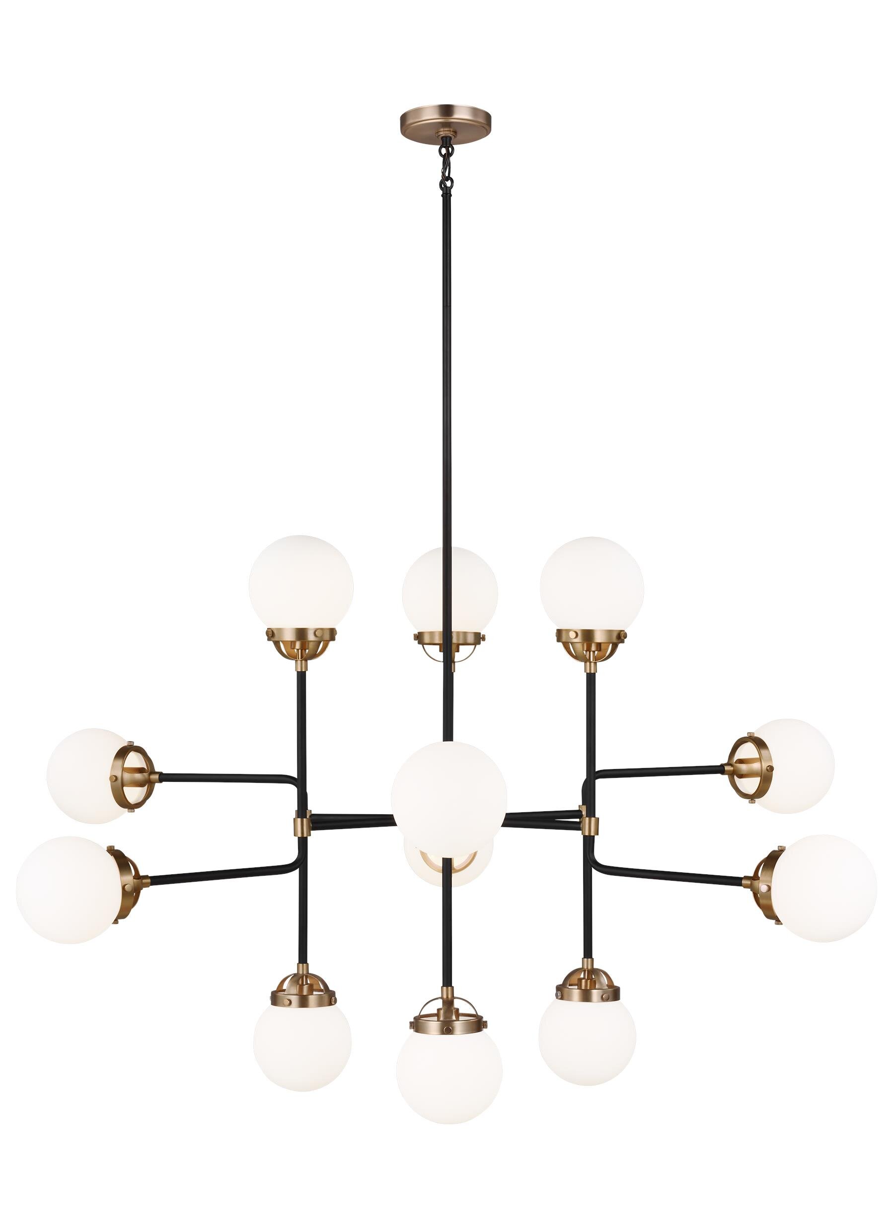 Visual Comfort Studio Cafe 12 - Light Sputnik Geometric Chandelier ...