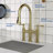 Pull Down Kitchen Faucet-121147067