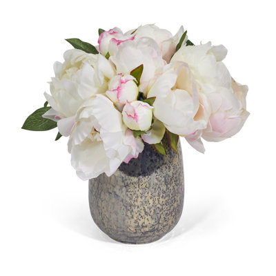 Peonies Floral Arrangement in Vase