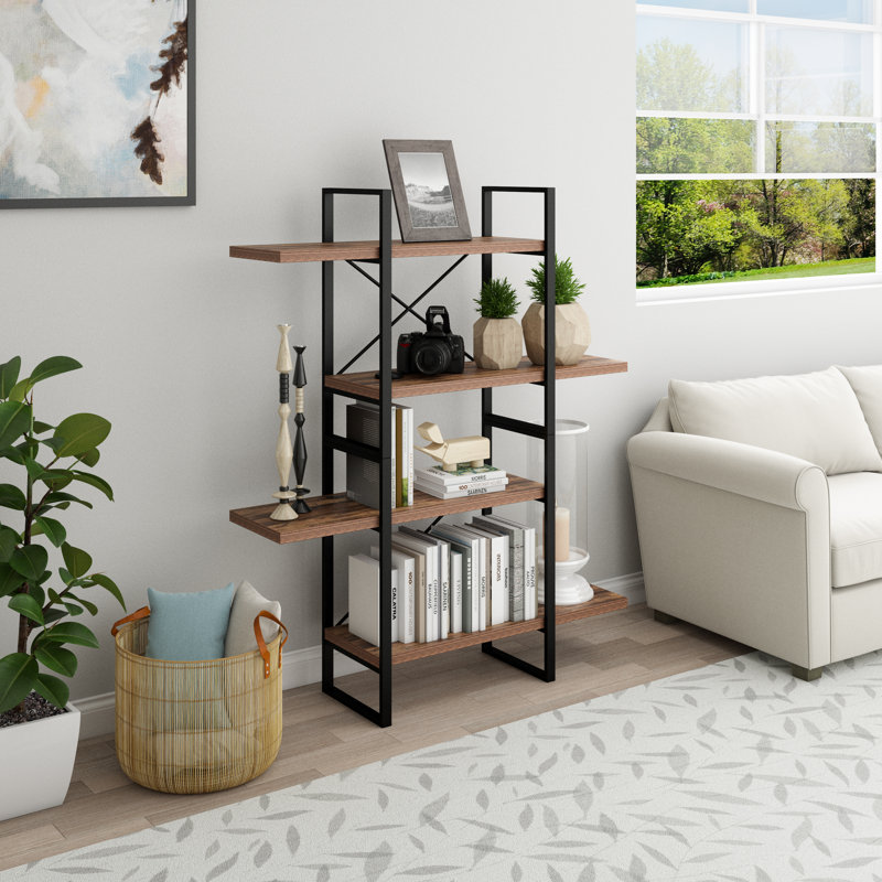 Etagere Bookcase, Antigue Wood