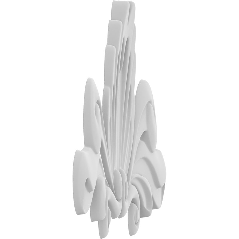 Rosette Sheffield, H 2 po x l 2 po x P 0,38 po
