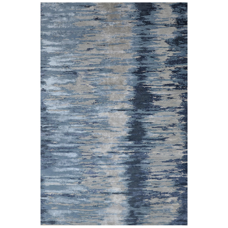 Abstract Area Rug, Rectangle 6' x 9'