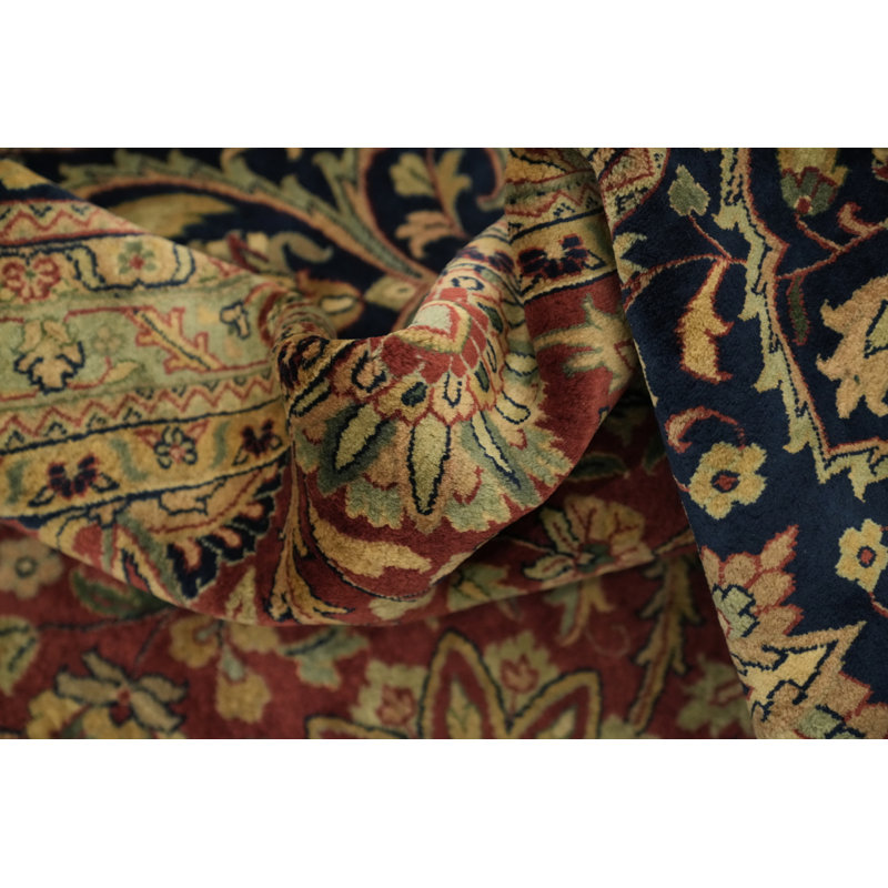 Tapis oriental carré carré en laine 12x12
