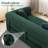 Boneless 3-Seats Convertible Floor Sofa Bed with Storage Pocket, Corduroy Folding Mattress Sofa with Zipper Closure, Floor Lounge Couch for Living Room, Bedroom-1414114392