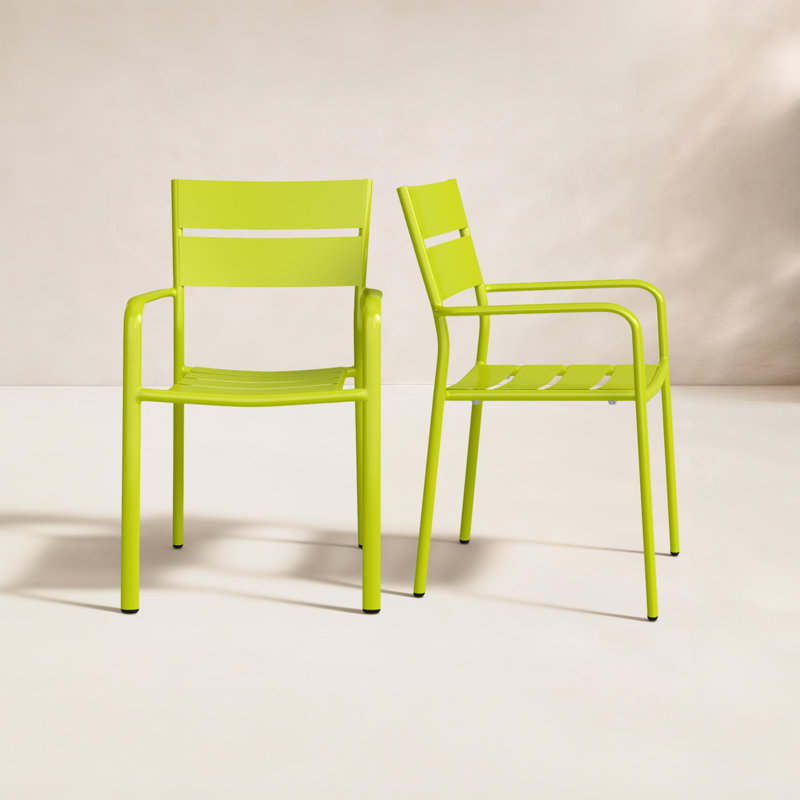 Fauteuil de salle à manger Ottie, Vert