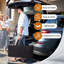 Table de bar pliante portative pour patio avec tablette-1791576425