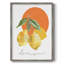Reproduction encadrée citron - bois massif 49141-1524380727