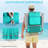 Wide 25" Low Backpack Beach Chair With 5 Position Lay Flat & Metal Handle, PVC-coated polyester Folding Beach Chair For Adults With Cooler Pouch, Storage Bag, Towel Bar, Foot Mat, For Camping, 350lbs(set Of 2, Turquoise)-1645946779-1646797434-1647641744