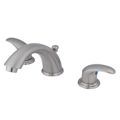 Kingston Brass Legacy Two-Handle 3-Hole Deck Mount Widespread Bathroom Faucet with Retail Pop-Up Drain