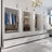 Large Combination Freestanding Armoire With 8 Drawers