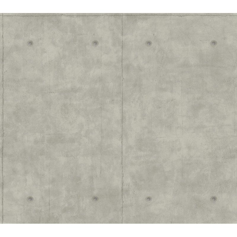 Papier peint béton, Gris moyen
