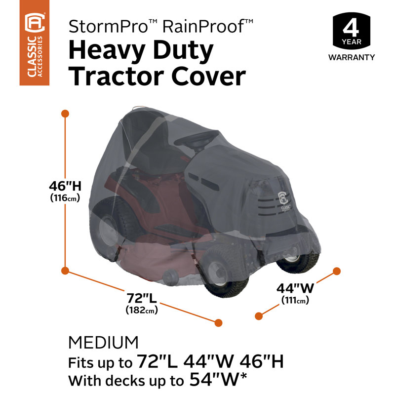 Housse de tondeuse à gazon StormPro ™, H 42,5 po x l 46 po x P 70 po