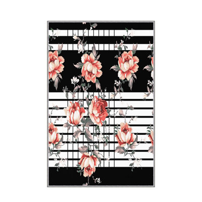Premium Hall Carpet, 3D Digital Printed, 39.4 x 59.1 Inches | 100% Polyester, Antibacterial, Non-Slip Underside | Pile Height: 0.04 Inches, Machine Washable, Ideal for Living Room & Entryway Decor