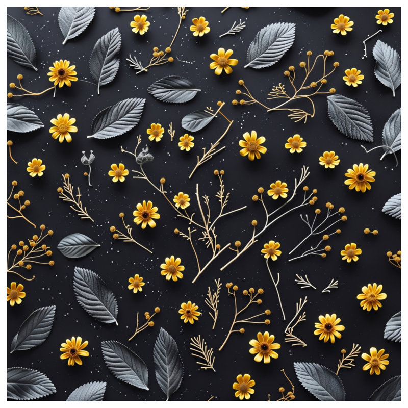 Édredon Floral, Grand lit
