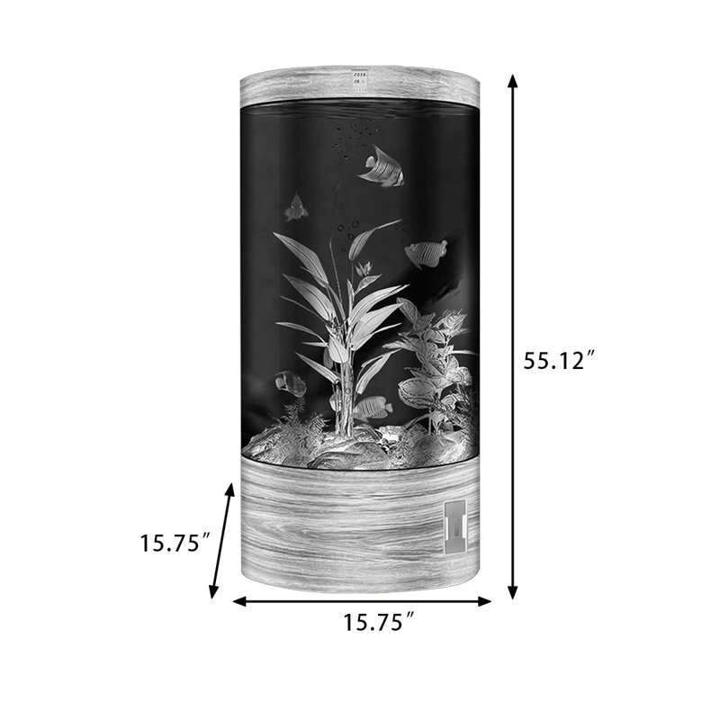 Aquarium 30-38 gallons, 38 gallons (H 55,12 po x l 15,75 po x P 15,75 po)