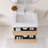24" Wall-Mounted  Bathroom Vanity With White Solid Surface Basin-626295783
