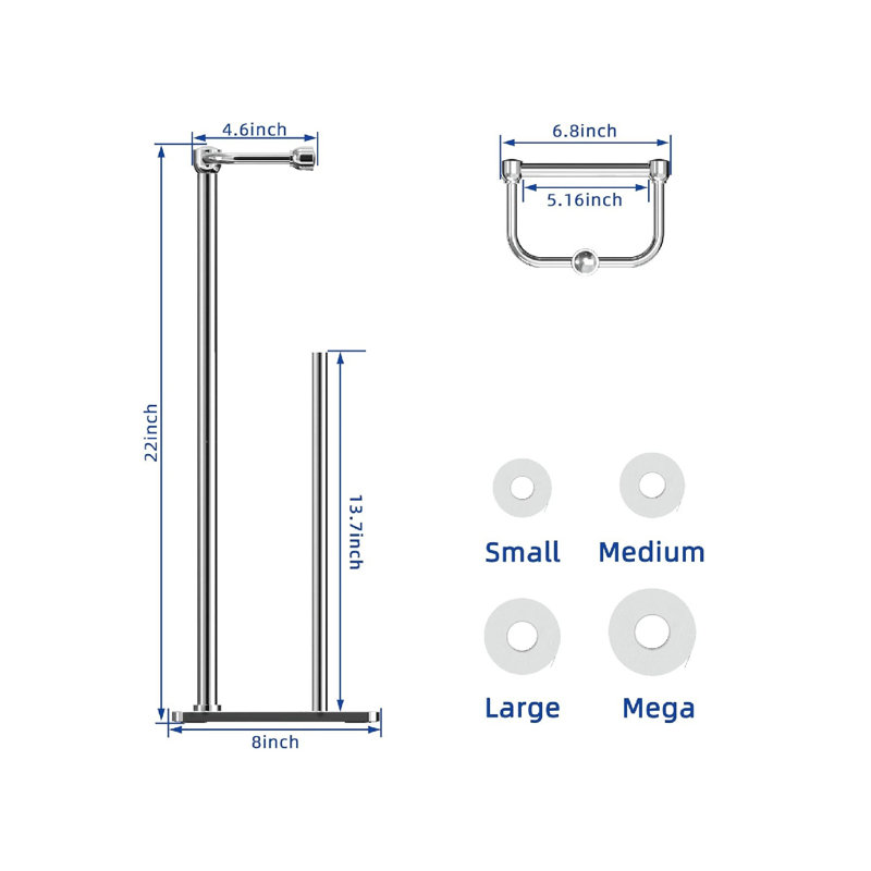 Steel Paper Towel Holder