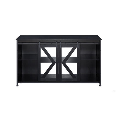 Armoire pour aquarium, noir, L 58,9 po x l 19,7 po x H 32,6 po