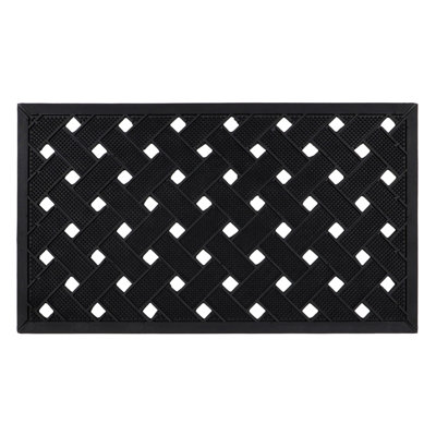 Non-Slip Geometric Outdoor Doormat