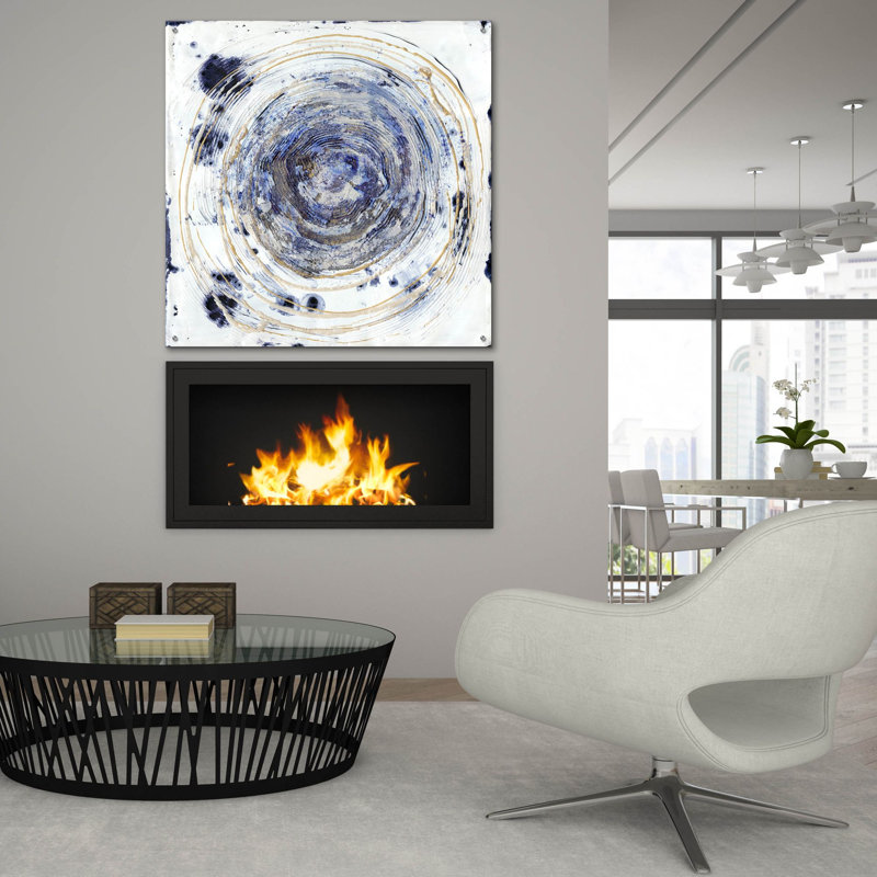 «Whorl 2» par Alicia Ludwig, art mural en verre acrylique, H 36 po x l 36 po