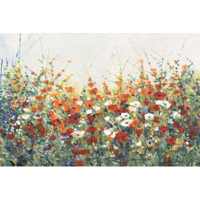 Garden In Bloom I by Timothy O' Toole - Wrapped Canvas Painting