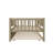 Rustic Wooden Daybed With Underbed Trundle And Protective Fence-Style Guardrails-541746096