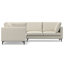 Ita Large Mid Century Corner Sectional, L-Shaped Sofa with Performance Fabric and Reversible Cushions-1731270875