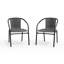 Ensemble de 2 chaises de restaurant Arthor Rattan-667174577