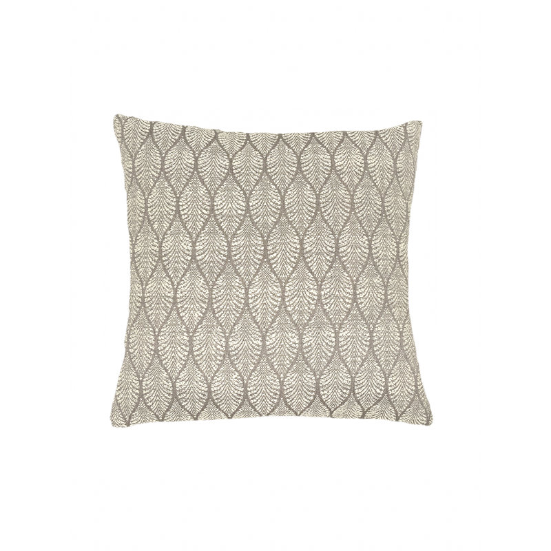 Summer Flora Mocha Dralon Acrylic Indoor Outdoor Pillow