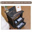 18'' W Rustic Espresso Farmhouse Side Table with Charging Station-735237225