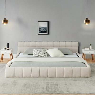 California King size Upholstered Bed