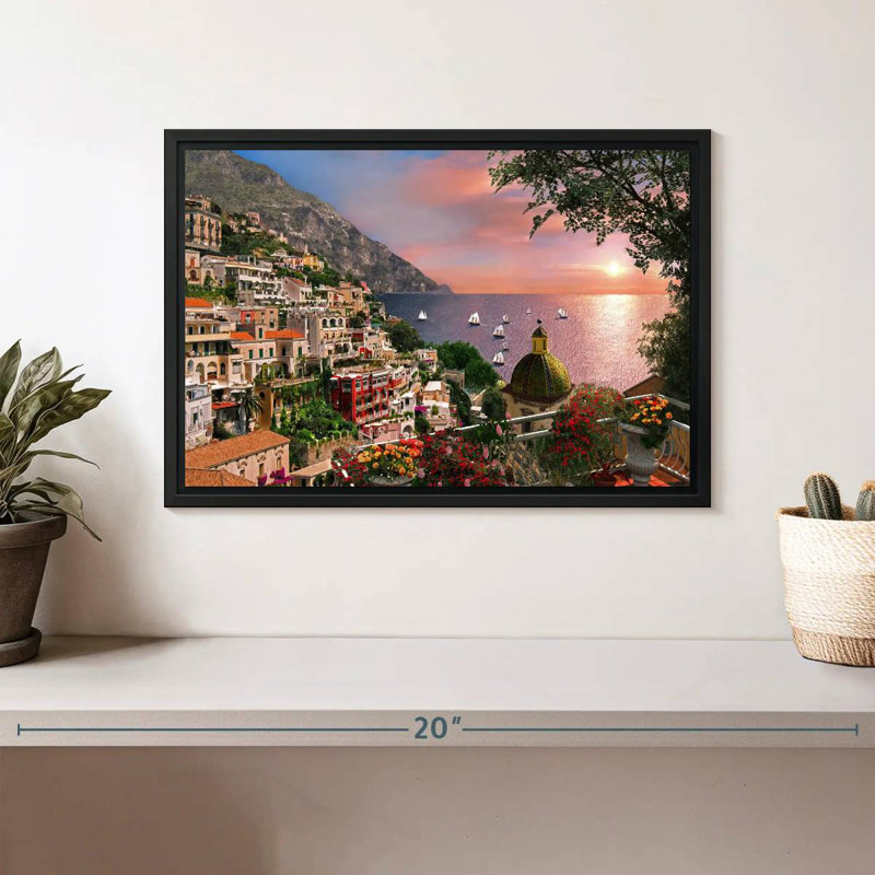 Kavia Seaside Positano, 9" H x 13" W