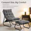 Chaise longue d'extérieur avec repose-pieds et coussins-1986574992